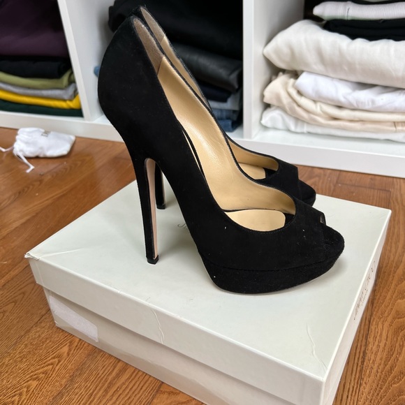 Jimmy Choo Gorgeous Open Toe Pump size 38.5 - Picture 4 of 7